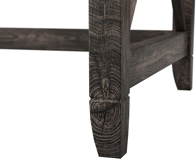Bush Furniture Key West 48W Writing Desk in Dark Gray Hickory - Image 6