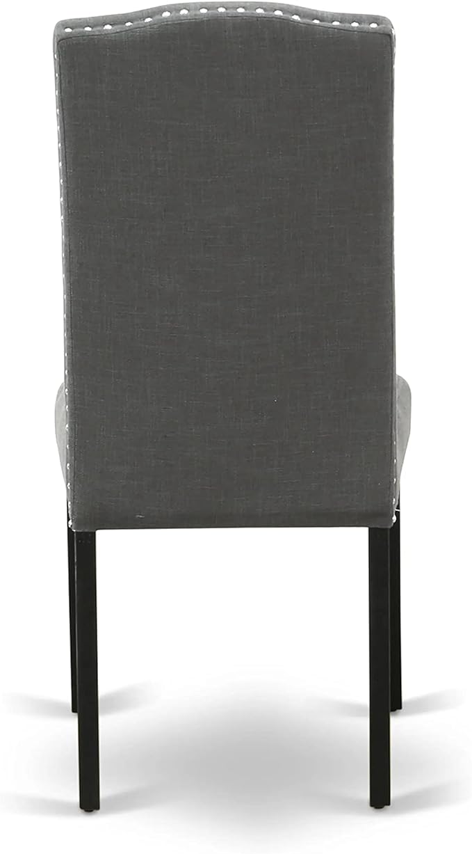 East West Furniture LGEN5-BLK-20 5 Piece Dinette Set Includes a Rectangle - Image 11