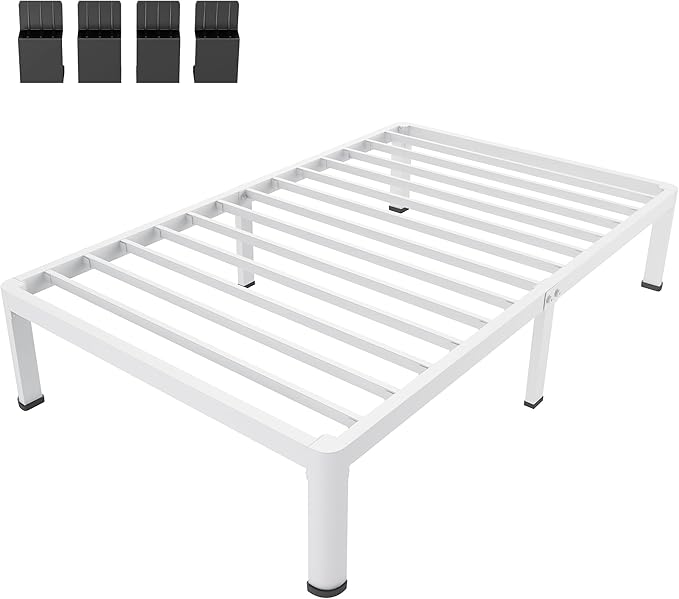 MAF 18 Inch Twin Bed Frames White - Image 7