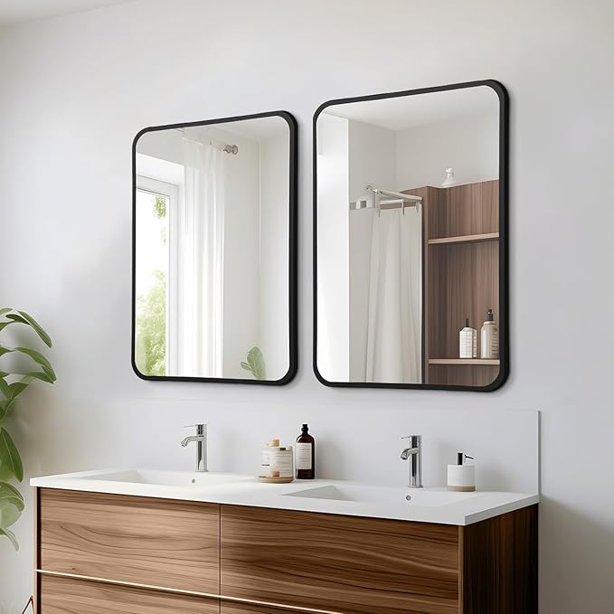 20x28 Rounded Rectangle Bathroom Mirrors - Image 2