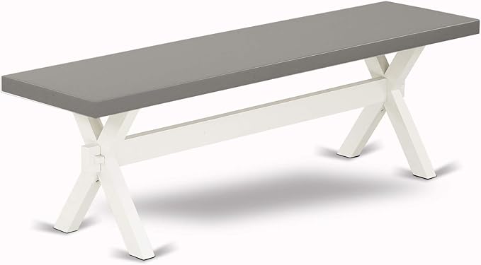 East West Furniture X097LA015-6 6 Piece Kitchen Table Set Contains a Rectangle - Image 5
