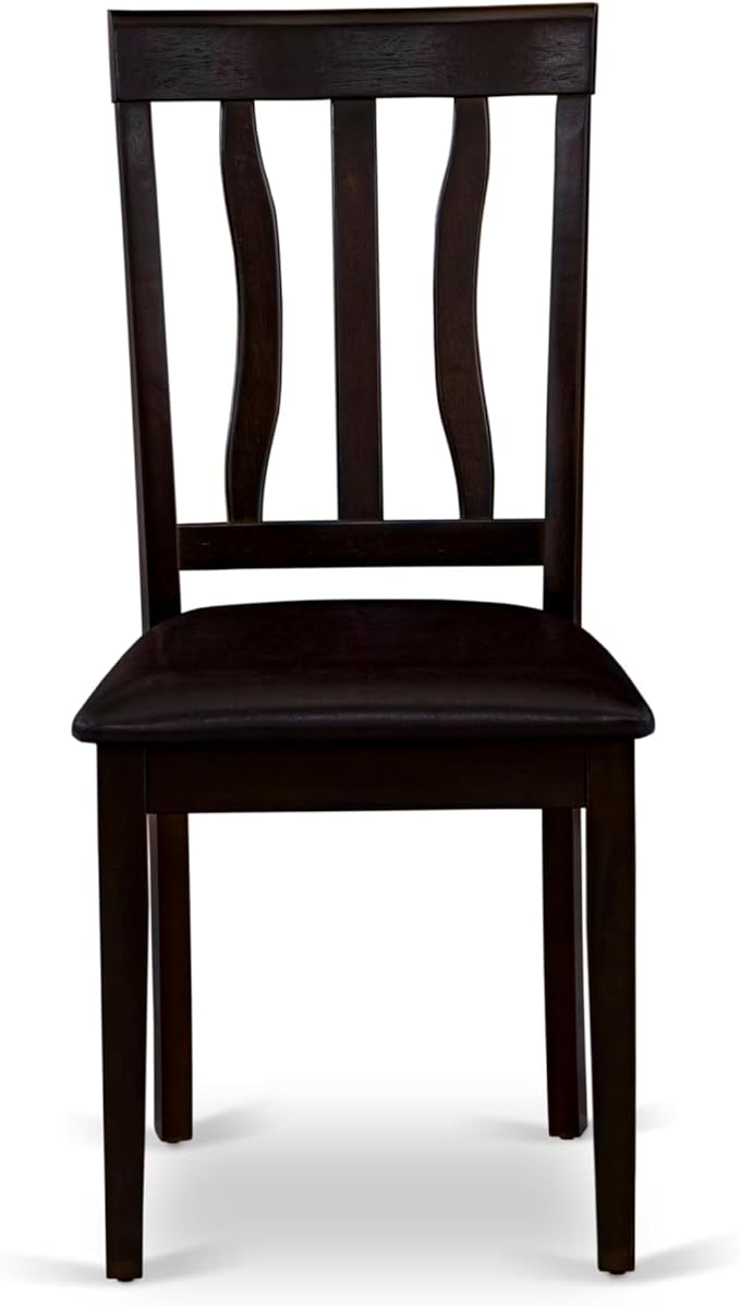 East West Furniture HLAN5-CAP-LC 5 Piece Dining Table Set - Image 7