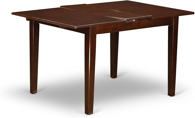 East West Furniture MLCL5-MAH-W 5 Piece Kitchen Table & Chairs Set Includes a - Image 4