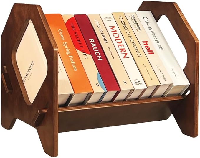 Desktop Bookshelf, Stackable Book Organizer by StoneEgg