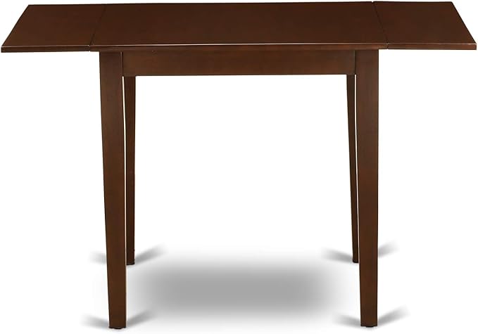 East West Furniture NDBO3-MAH-W 3 Piece Dining Set Contains a Rectangle Dining - Image 4