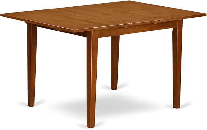 East West Furniture Milan 7 Piece Kitchen Set Consist of a Rectangle Table - Image 5