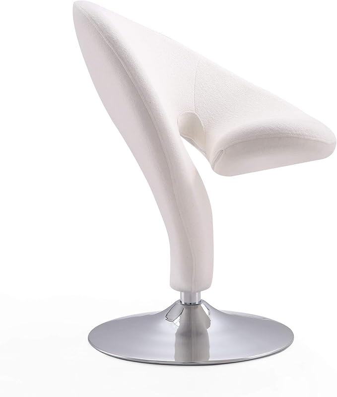 Manhattan Comfort Curl Swivel Accent Chair Set of 2 - Image 7