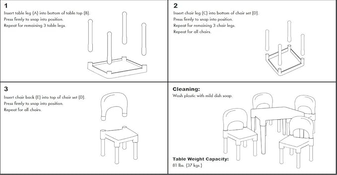 Humble Crew Kids Table and 4 Chair Set, and More - Image 7