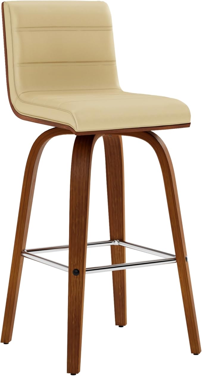 Armen Living Vienna Modern Swivel 26" Counter Height Barstool by ArmenLiving