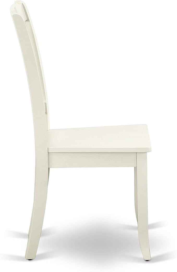 East West Furniture HBDA3-LWH-W 3 Piece Modern Dining Table Set Contains a - Image 8