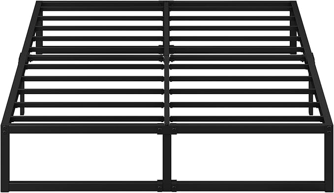 EMODA 12 Inch King Size Bed Frame No Box Spring Needed, Heavy Duty Metal - Image 6