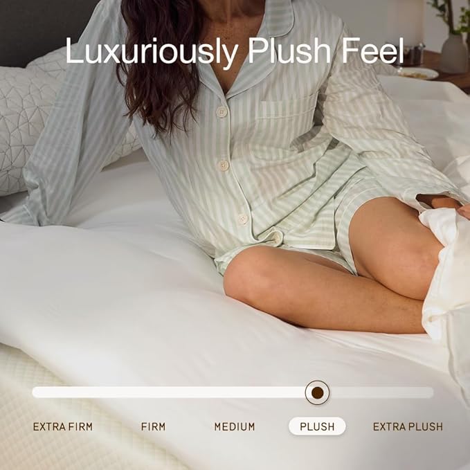 Coop Home Goods Essence Down Alternative Mattress Topper Cal King, Plush 2-Inch - Image 7