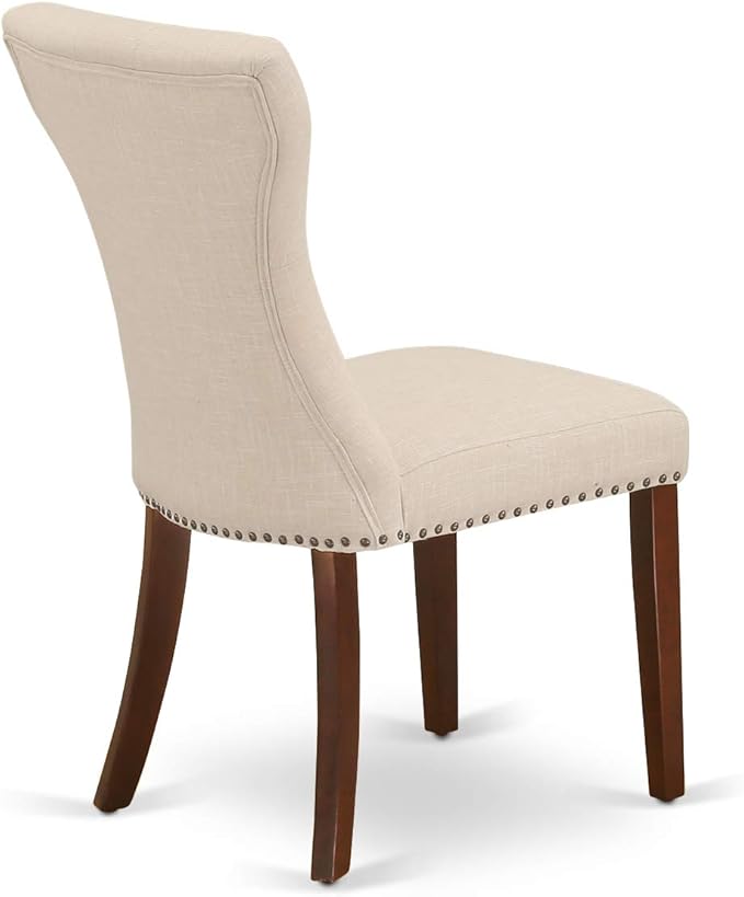 East West Furniture MLGA3-MAH-32 3 Piece Dining Room Table Set Contains a - Image 10