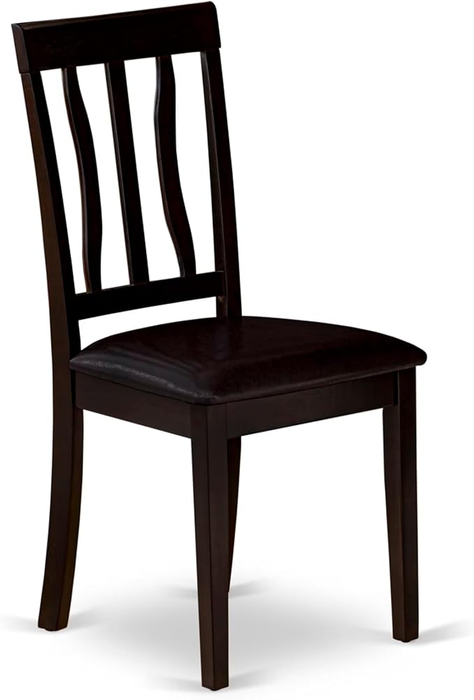 East West Furniture HLAN5-CAP-LC 5 Piece Dining Table Set - Image 8