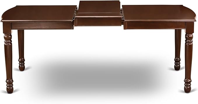 East West Furniture DOML7-MAH-LC 7 Piece Dining Room Table Set Consist of a - Image 6