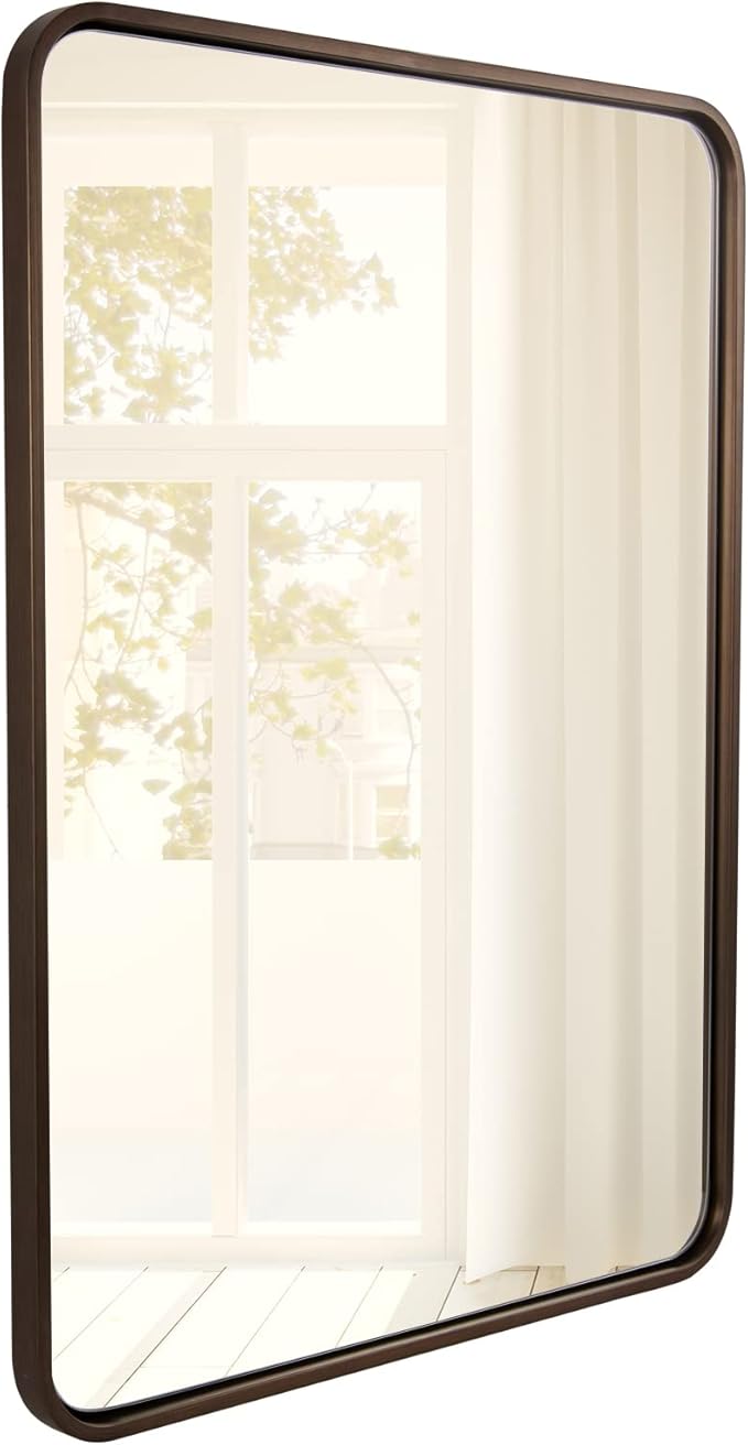 ANDY STAR Bronze Bathroom Mirror, 22X30’’ Bronze Mirrors by ANDYSTAR