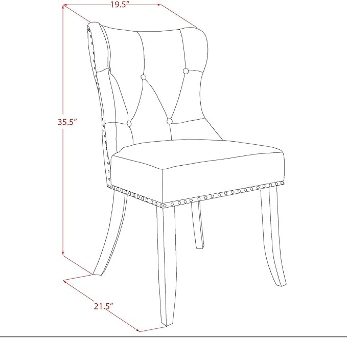East West Furniture DLSI5-ABK-21 5 Piece Kitchen Table & Chairs Set Includes a - Image 5