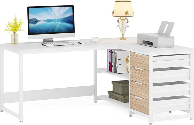 Tribesigns L Shaped Computer Desk - Image 9