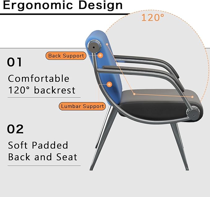 wonline 3 Seat Waiting Room Chair - Image 5