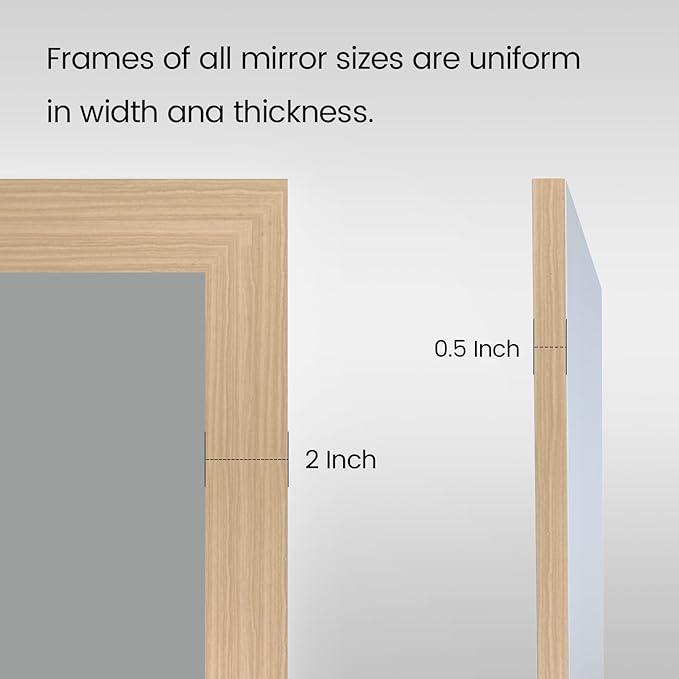Amorho 40X32 Inch Bathroom Mirror - Image 6