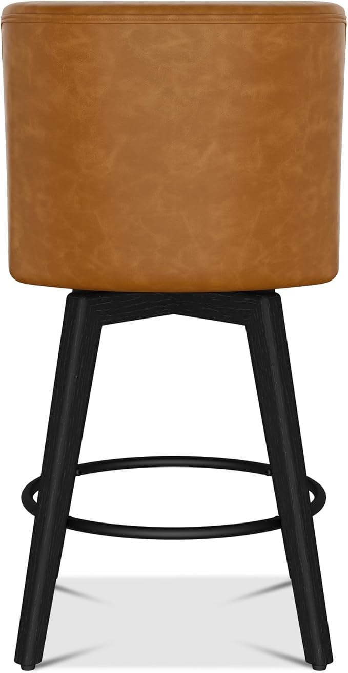 Counter Height Bar Stools Set of 4, Modern Swivel Barstools - Image 8