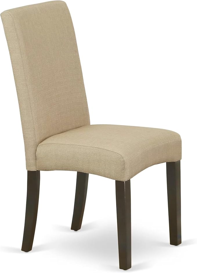 East West Furniture HEDR7-CAP-03 7 Piece Kitchen Table & Chairs Set Consist of - Image 8