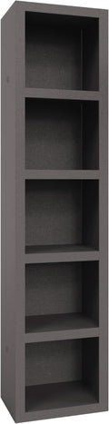 Oakland Living Dark Grey 84-in Tall Wooden Bookcase Shelf by Oakland+Living