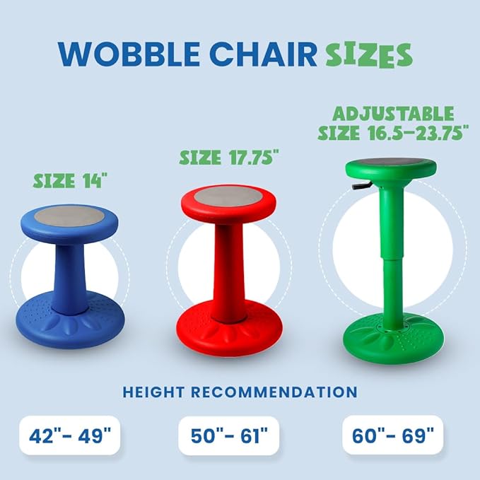 ActiveChairs Kids Wobble Chair, Flexible Preschool & Elementary Classroom - Image 8