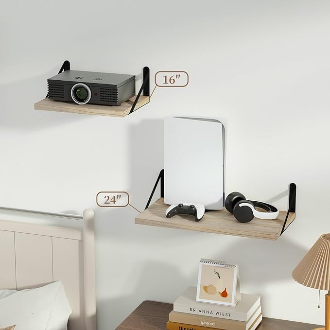 SAUMONIER Floating Shelves Bookshelf - Image 5