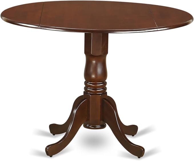 East West Furniture DMAB5-MAH-18 5 Piece Modern Dining Table Set Includes a - Image 3