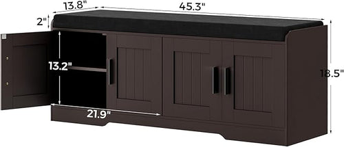 2-Tier Storage Bench, Shoe Bench - Image 2