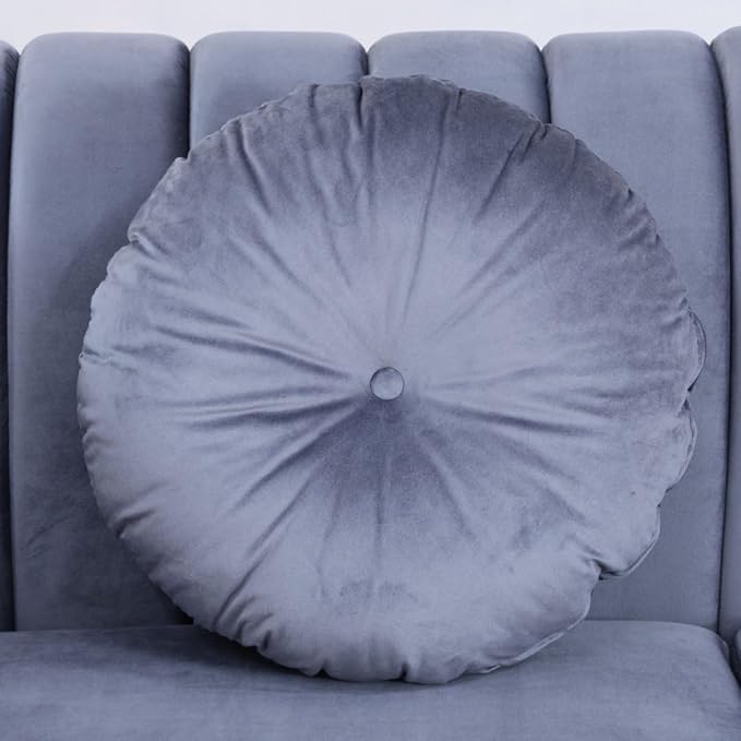 60" Loveseat Sofa, Microfiber Chesterfield Upholstered Sofas Love Seat - Image 11