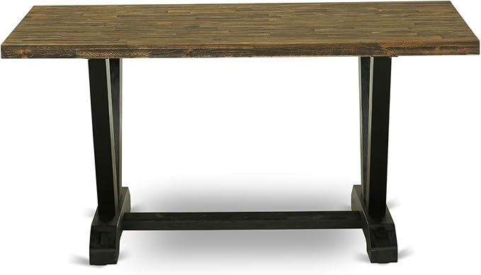 East West Furniture V676VE650-5 5 Piece Dining Set Includes a Rectangle Dining - Image 6