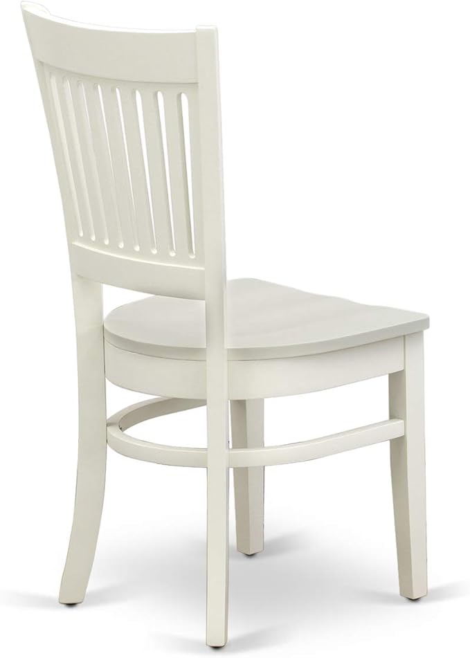 East West Furniture BOVA5-LWH-W 5 Piece Dining Room Furniture Set Includes a - Image 8