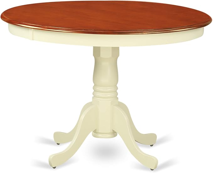 East West Furniture HLAN5-BMK-W 5 Piece Modern Dining Table Set Includes a - Image 3