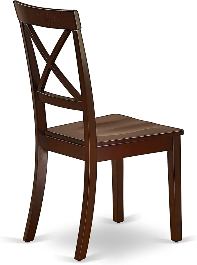 East West Furniture NDBO5-MAH-W 5 Piece Dining Room Furniture Set Includes a - Image 12