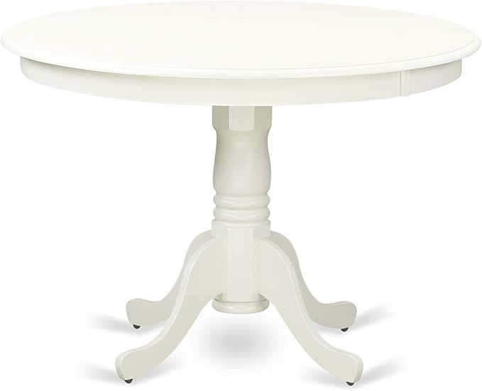 East West Furniture HLAV5-LWH-W 5 Piece Kitchen Table Set - Image 3
