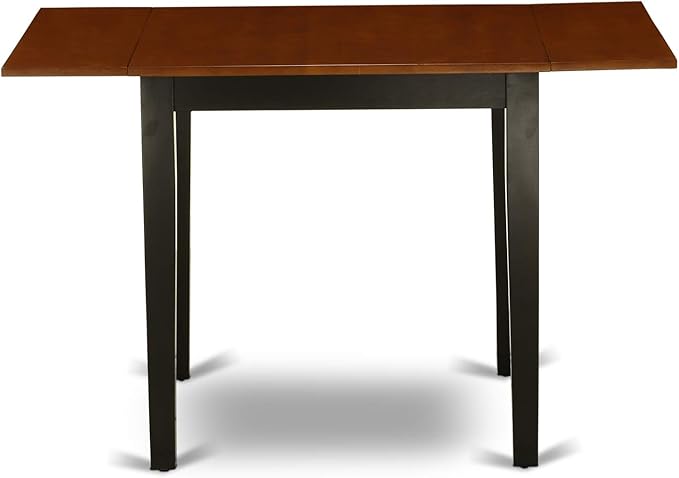 East West Furniture NDAV3-BCH-W 3 Piece Dining Set Contains a Rectangle Dining - Image 6