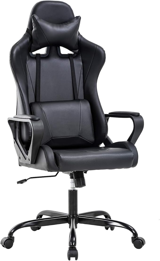 BestOffice Gaming Chair Office Chair Ergonomic Desk Chair Racing Style Gaming - Image 9