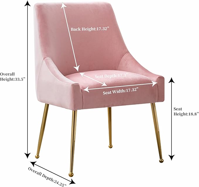 Velvet Dining Chairs, Furniture Collection Modern Contemporary Upholstered - Image 3