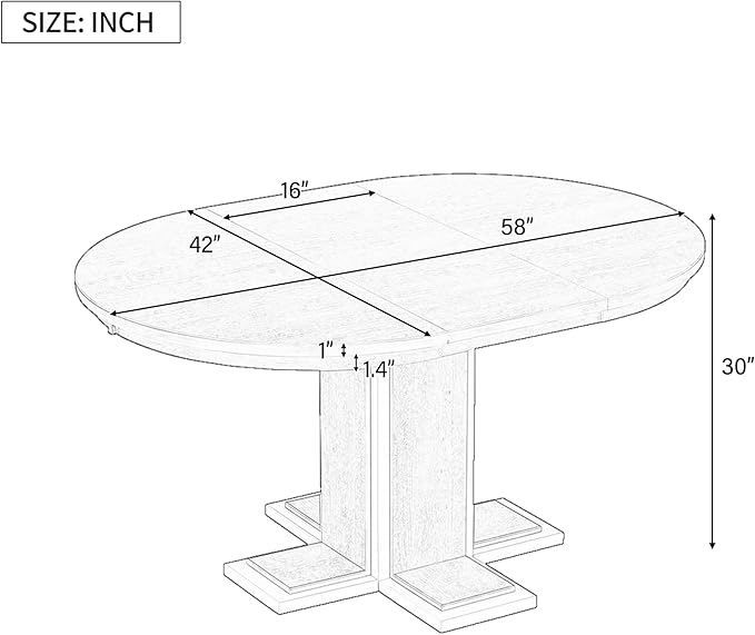 Ball & Cast Farmhouse Extendable Dining Table - Image 2
