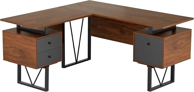 Techni Mobili Reversible L Shaped Desk - Image 5