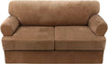H.VERSAILTEX Sofa Cover 3 Piece T Cushion Loveseat Slipcovers Thick Velvet by HVERSAILTEX