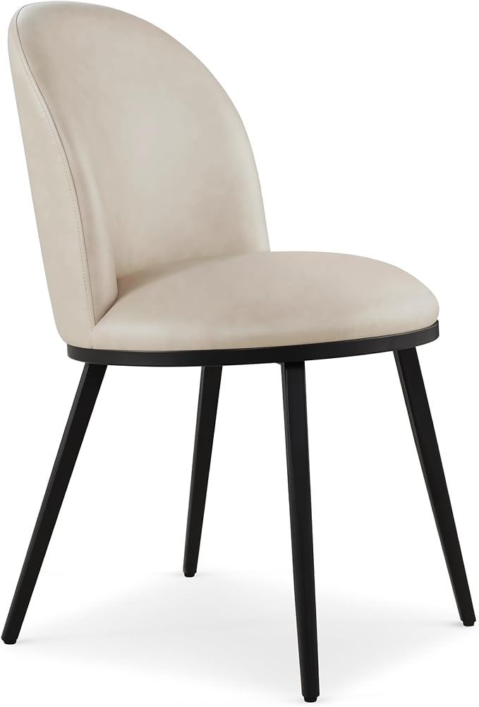 Dining Chairs Set of 6, Faux Leather Upholstered Dining Room Chairs - Image 7