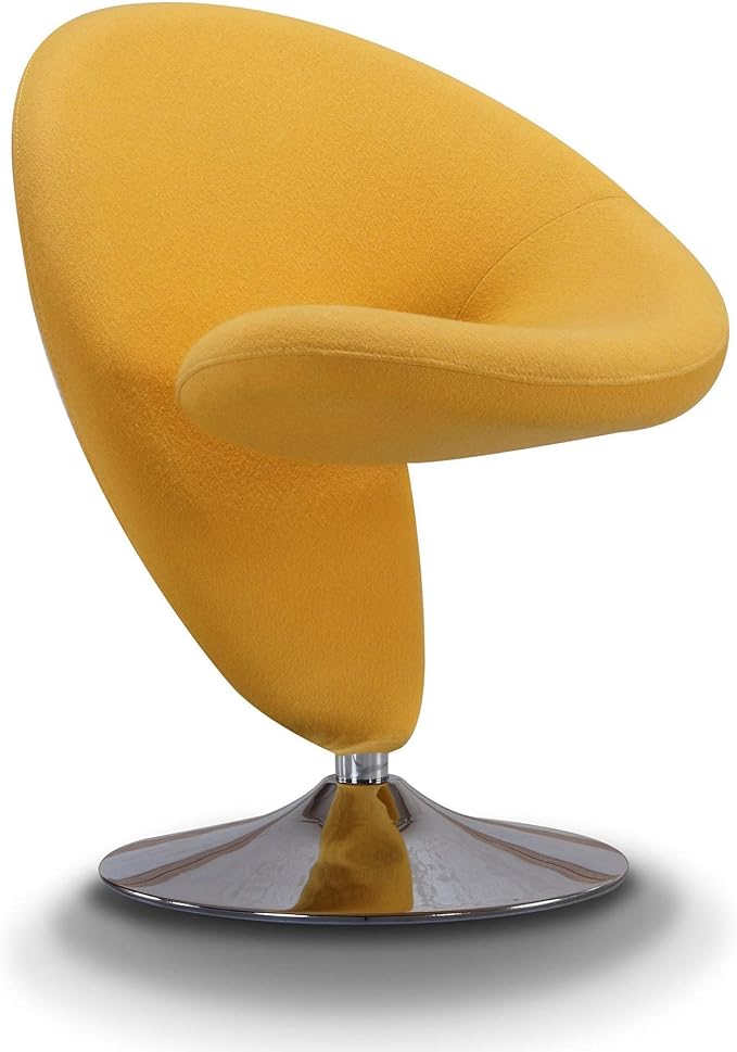 Manhattan Comfort Curl Swivel Accent Chair by ManhattanComfort