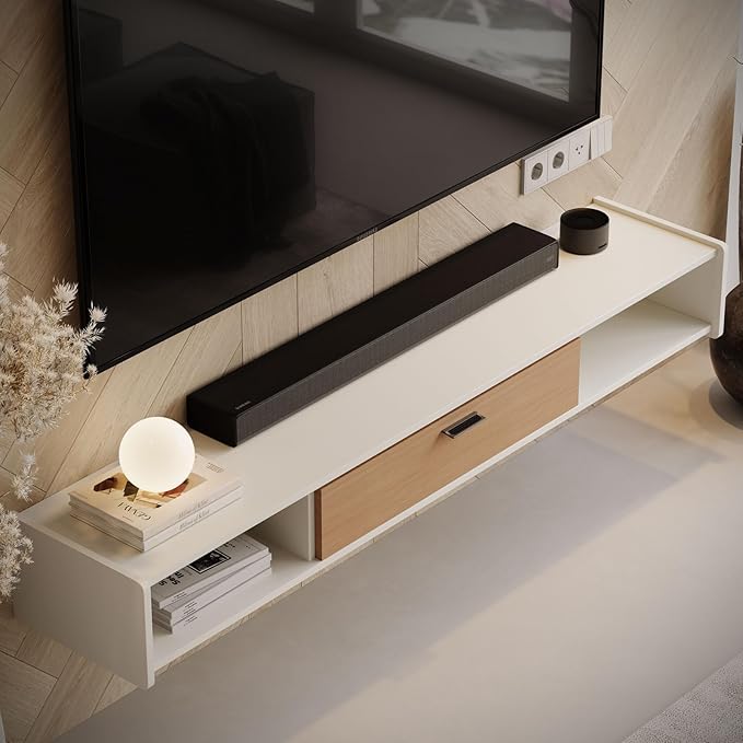 94'' Floating TV Stand, Wall Mounted TV Console, Floating TV Cabinet, Under TV - Image 2