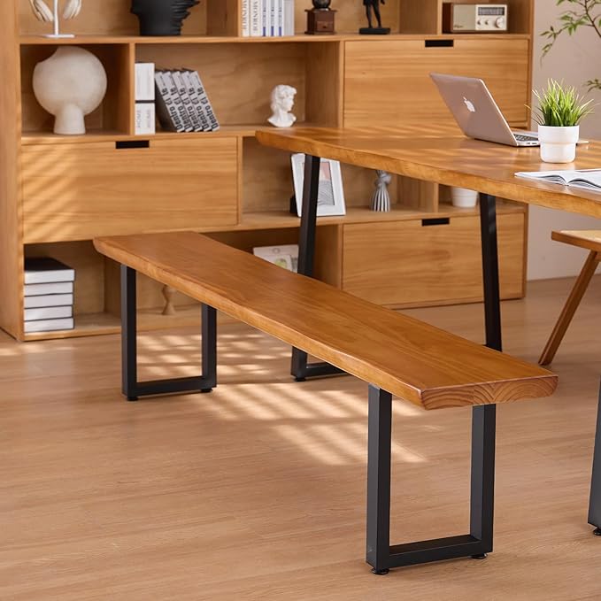 Durable Solid Wood Top Bench - Image 8