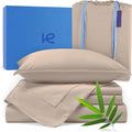 Kickoff Viscose Bamboo Sheets King Size 4-pc 100% Organic Bamboo Viscose Bed by KickoffHome