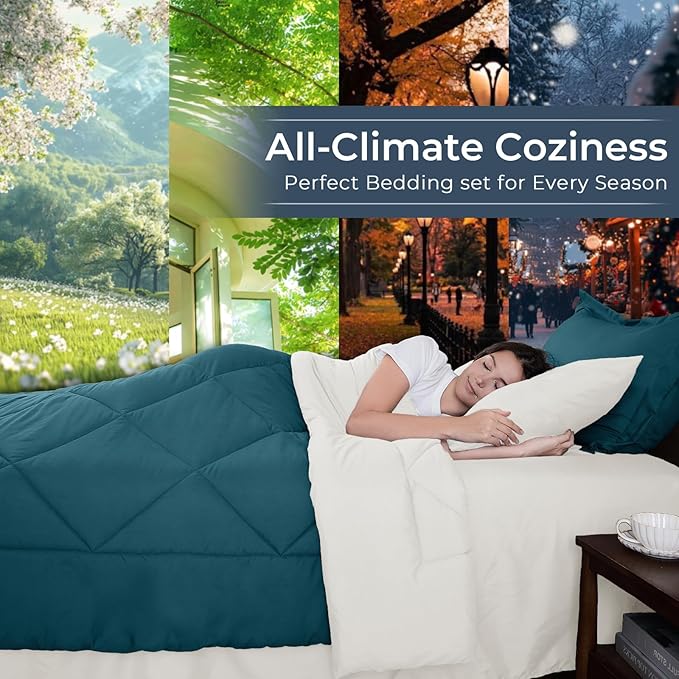 HEVUMYI Queen Comforter Set - Image 3