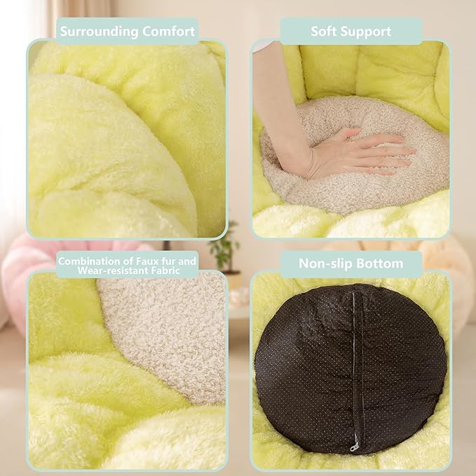 Pumpkin Bean Bag Sofa Chair, Bean Bag Chair - Image 4